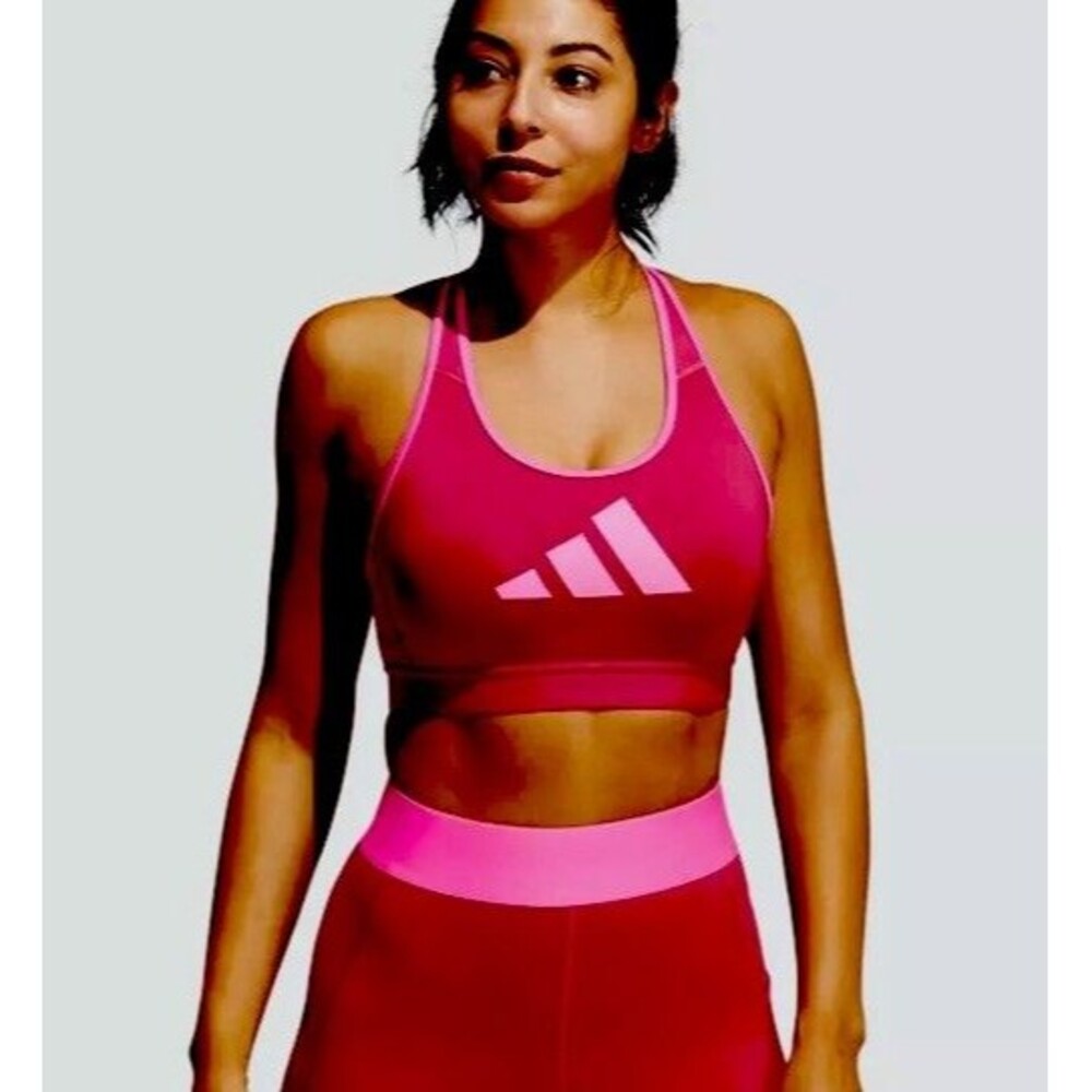 Adidas Sports Bra -BH Don't Rest Bra in Pink Size XS ~ GM6181